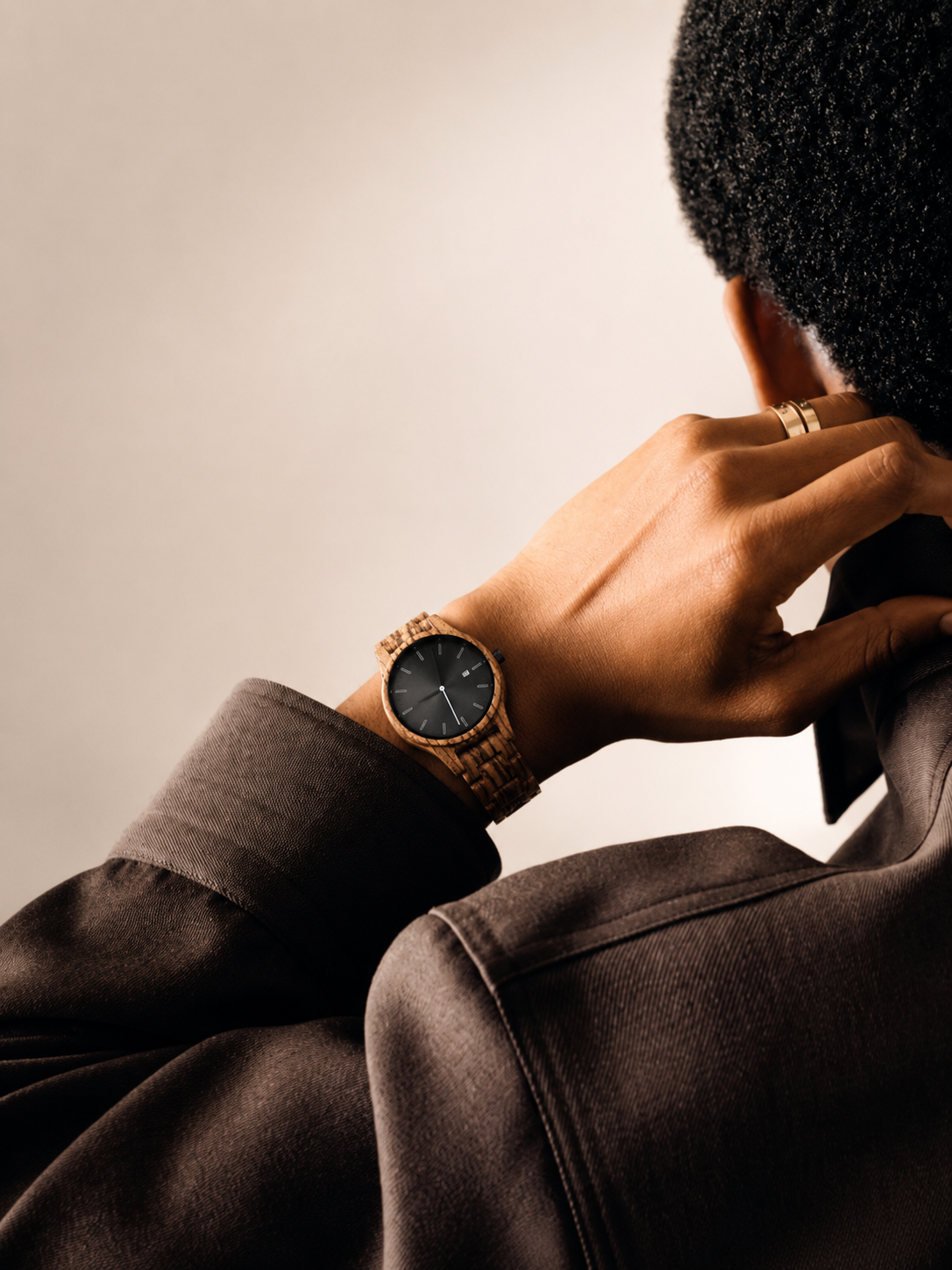 Montre Arbove, détail du poignet